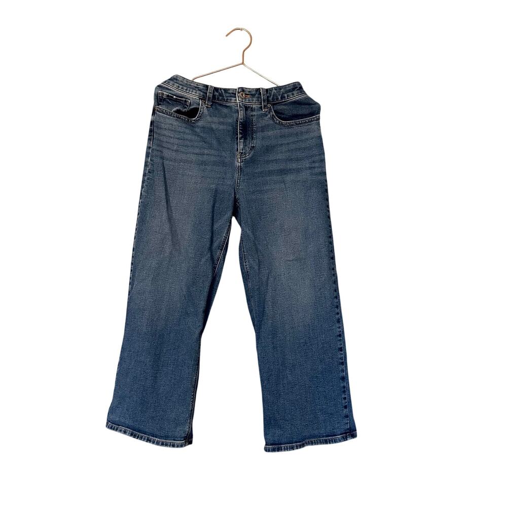 Talbots wide leg crop jean size 6